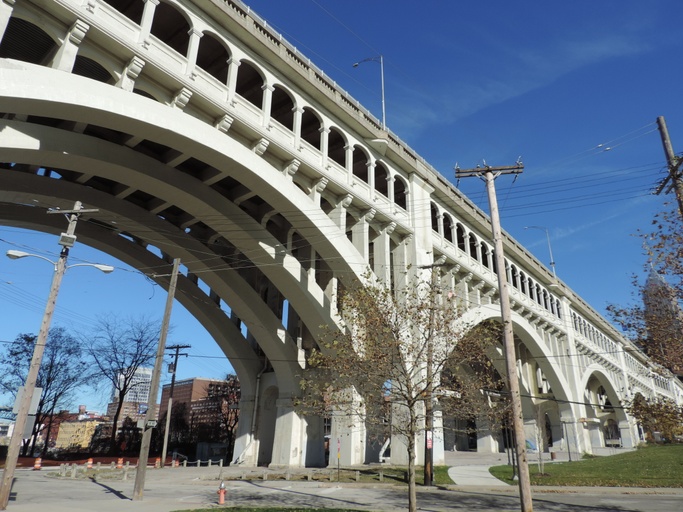 Detroit-Superior Bridge - Cleveland - Surveying project for Sub-Consultant to Pennoni for ODOT D-12